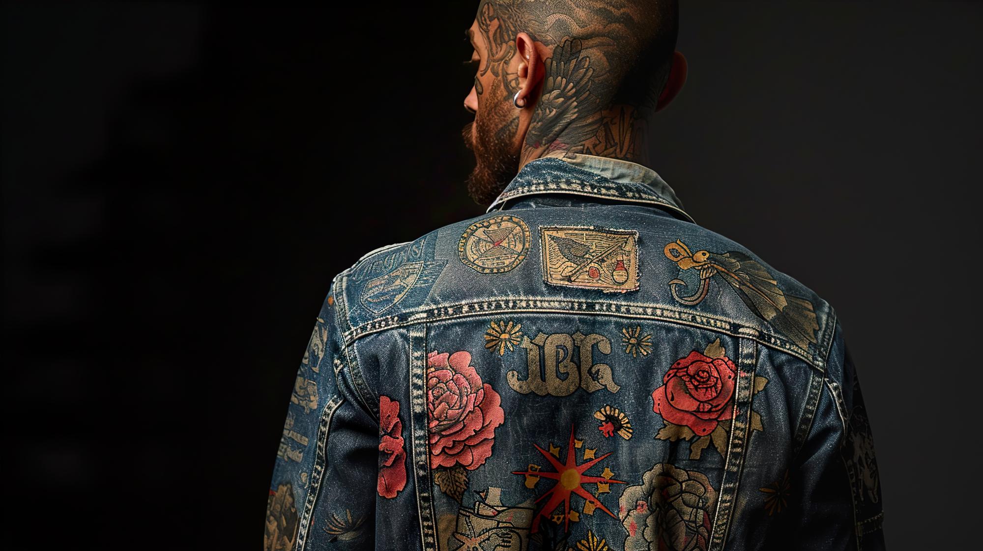 limited edition embroidered jacket back